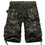 Tactics Style Men Short Cargo Shorts Multi-Pocket Loose Cargo Pants