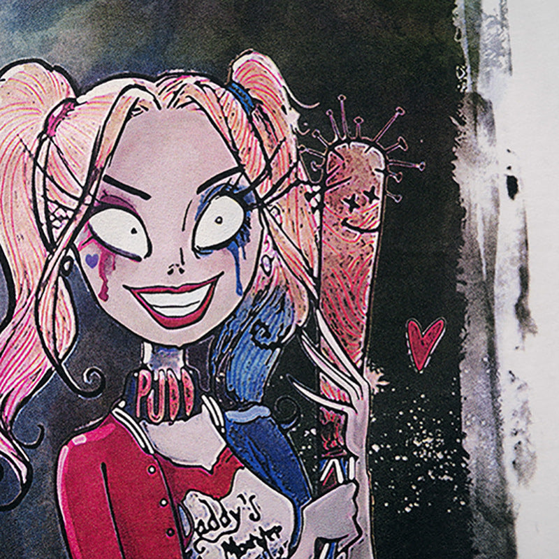 Charlie Luciano T Shirt Dark Fairy Tale Series Clown Girl Pure Cotton Loose Couple Outfit