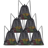 Drawstring Bag Storage Drawstring Black Mesh Bag Drawstring Bag Polyester