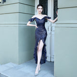 Sequin Evening Dress Sequins Long Formal Dress