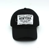 Yankee Baseball Cap Letter Patch Soft Top Cotton Baseball Cap