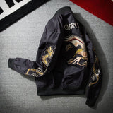 Varsity Jacket Embroidered Bomber Jacket Baseball Uniform