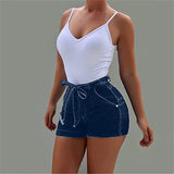 Women Plus Size Fashion Casual Denim Shorts