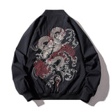 Varsity Jacket Embroidered Jacket Men's Air Force MA-1 Pilot Coat Men's Baseball Uniform