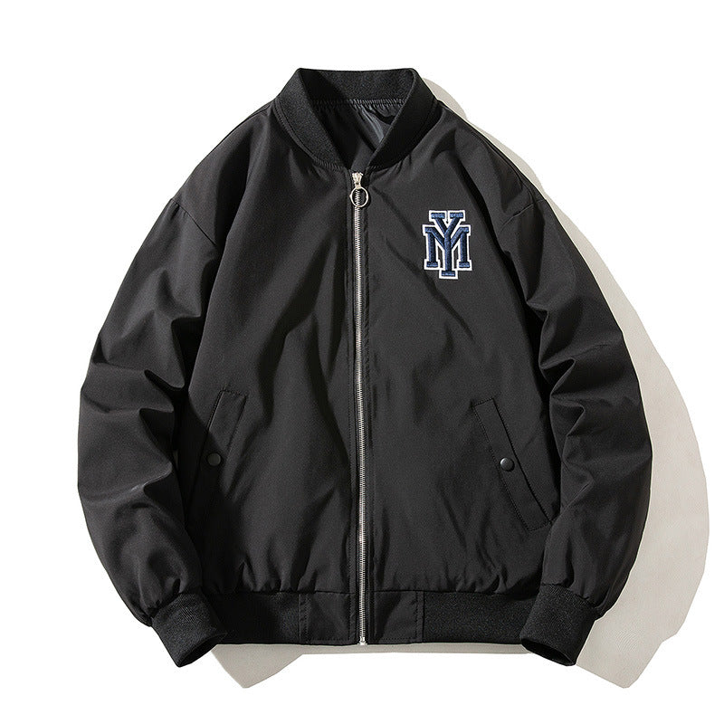 New York NYC Varsity Jacket Men's Letter Embroidered Baseball Uniform