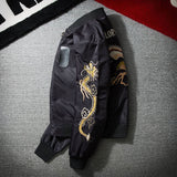 Varsity Jacket Embroidered Bomber Jacket Baseball Uniform