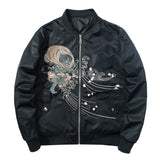 Varsity Jacket Embroidered Jacket Men's MA-1 Baseball Jacket