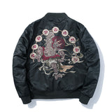 Varsity Jacket Embroidered Jacket Men's MA-1 Baseball Jacket