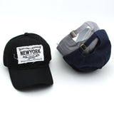 Yankee Baseball Cap Letter Patch Soft Top Cotton Baseball Cap