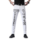 Anime Print Jeans Denim Pants Cartoon Printed Jeans for men Trousers