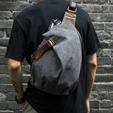 Sling Bags for Men Casual Canvas Bag Crossbody Bag