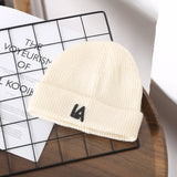 Yankee and Dogers Winter Hat Outer Sports Leisure Warm Wool Couple