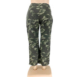 Women Plus Size Pants Camouflage Sexy Wide Leg Pants