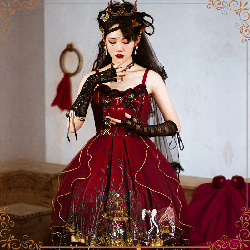 Gothic Lolita Harajuku Style Clothing Rotten Forest JSK Retro Small Skirt