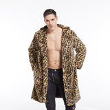 Dalmatian Coat Leopard Print Large Lapel Long