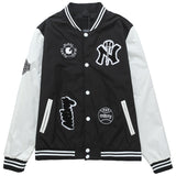 Yankee Letterman Jacket Outfit Senior Jackets Varsity Baseball College Coat Mlbny Spring/Summer Men's and Women's Baseball Uniform Casual Jacket