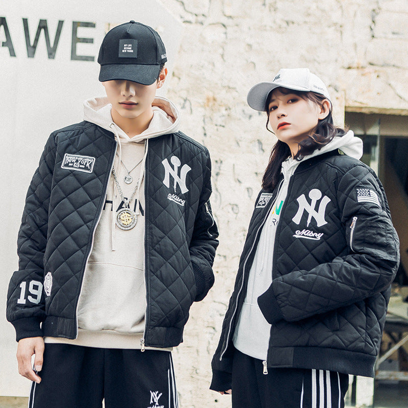 Yankee Letterman Jacket Outfit Senior Jackets Varsity Baseball College Coat Mlbny Autumn and Winter Jacket Men's and Women's Casual Baseball Uniform