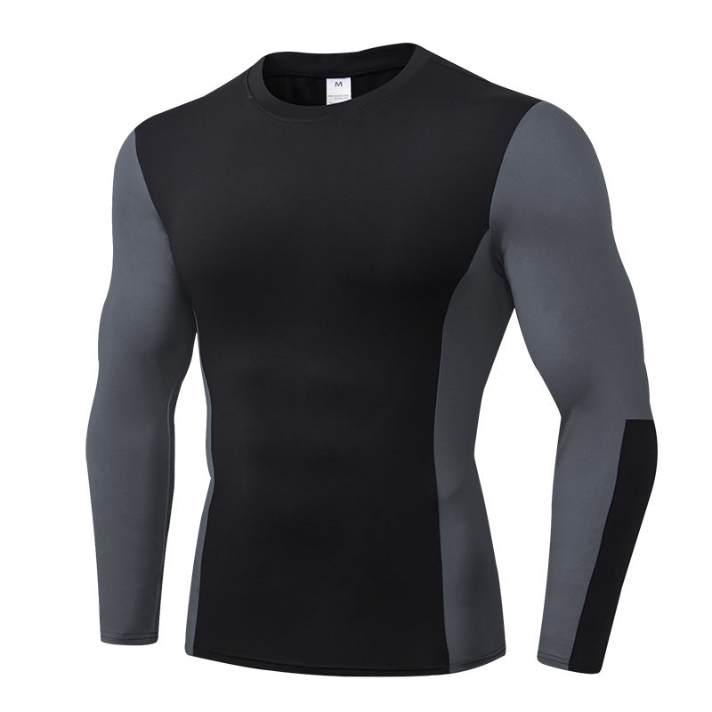 Moisture Wicking Shirts Men's Pro Fitness Quick-Drying Long Sleeve Sports Running Fitness Clothes T-shirt