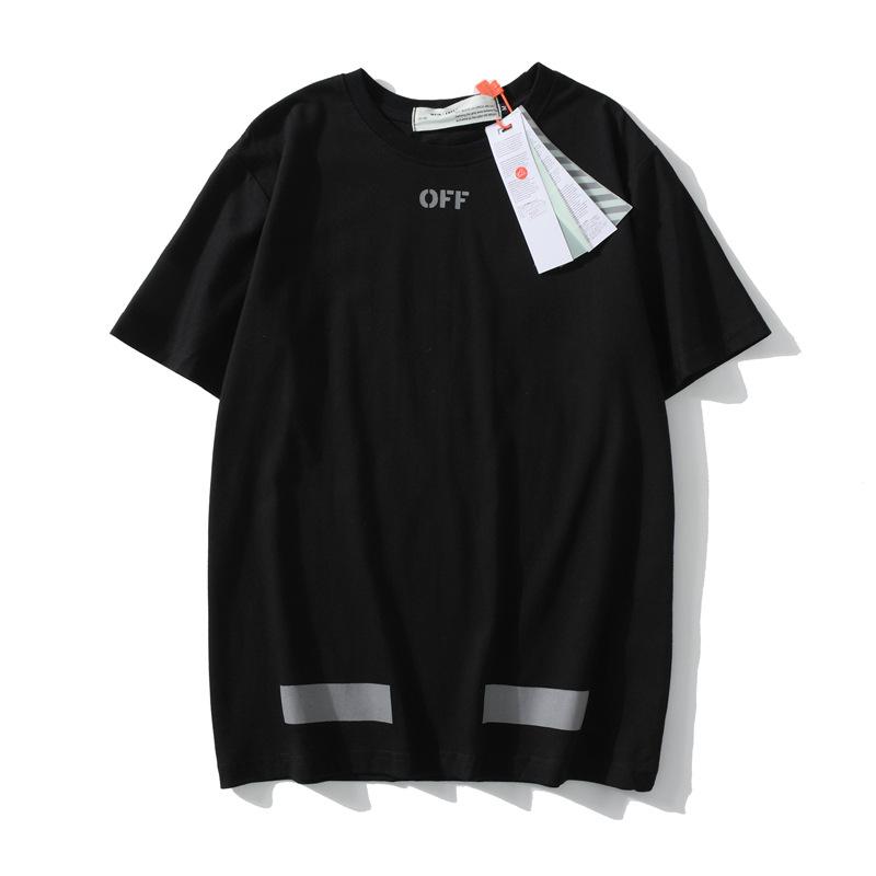 Off White T Shirt Off Ow Head Print Cotton ShortSleeved Casual Women's Tshirt Owt