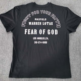 Fog T Shirt Tshirt Jesus Short Sleeve Christmas Loose Casual High Street Tshirt Men Trend plus Size Retro Sports Fear Of God essential