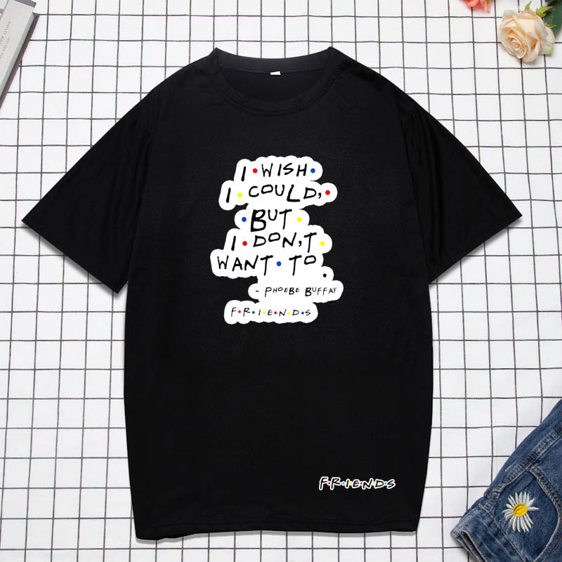 Friends Joey T Shirt Peripheral T-shirt round Neck