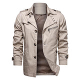 Tactics Style Men Outdoor Windproof Coat Men Casual Jacket Cotton Men's Casual Jacket plus Size Lapel Jacket