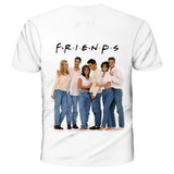 Friends Joy T Shirt 3D Digital Printing Short Sleeve T-shirt