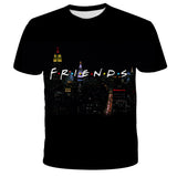 Friends Joey T Shirt Summer 3D Digital Printing Loose Short Sleeve T-shirt