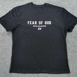 Fog T Shirt Tshirt Trendy Loose Short Sleeve Tshirt plus Size Retro Sports Casual Fashion Fear Of God essential