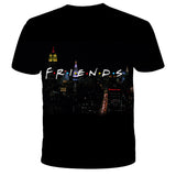 Friends Joey T Shirt Summer 3D Digital Printing Loose Short Sleeve T-shirt