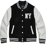 Yankee Letterman Jacket Outfit Senior Jackets Varsity Baseball College Coat Mlbny Baseball Uniform Spring and Autumn Loose Jacket Short Jacket
