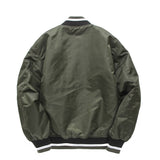 Yankee Letterman Jacket Outfit Senior Jackets Varsity Baseball College Coat Mlbny Jacket Spring Coat Army Green Quilted