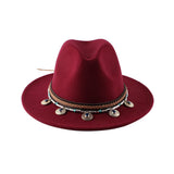 Walter White Fedora Top Hat Autumn and Winter British Retro Felt Cap Woolen Hat