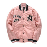 Yankee Letterman Jacket Outfit Senior Jackets Varsity Baseball College Coat Mlbny Jacket Spring Coat Army Green Quilted