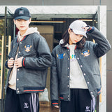 Yankee Letterman Jacket Outfit Senior Jackets Varsity Baseball College Coat Mlbny Autumn And Winter Baseball Uniform Jacket