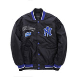 Yankee Letterman Jacket Outfit Senior Jackets Varsity Baseball College Coat Mlbny Jacket Spring Coat Army Green Quilted