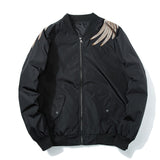 Varsity Jacket Embroidered Jacket Men's Ukiyo-E Phoenix Embroidery Baseball Uniform Jacket MA-1 Jacket