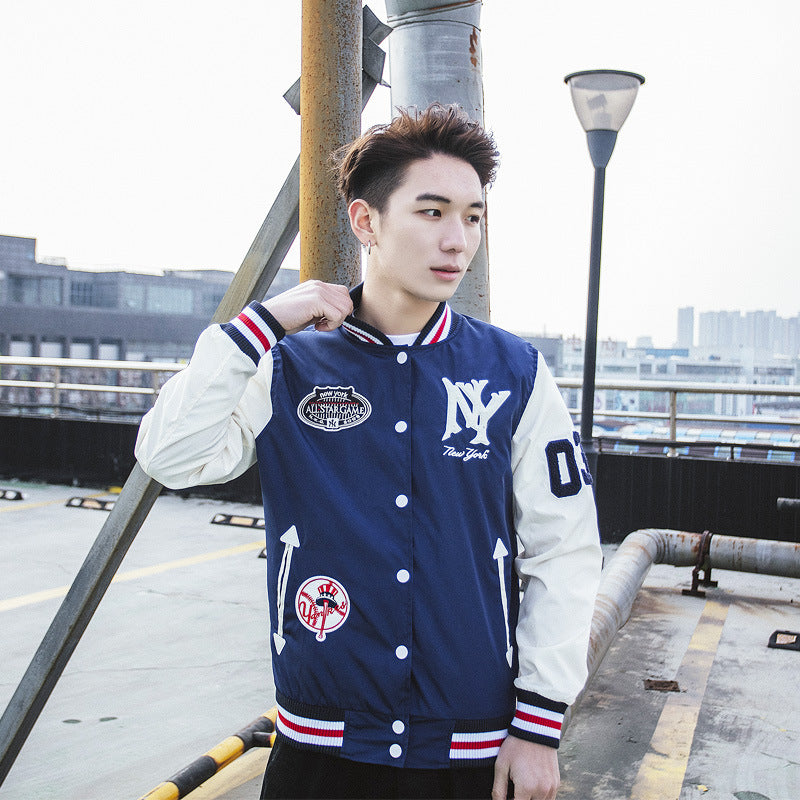 Yankee Letterman Jacket Outfit Senior Jackets Varsity Baseball College Coat