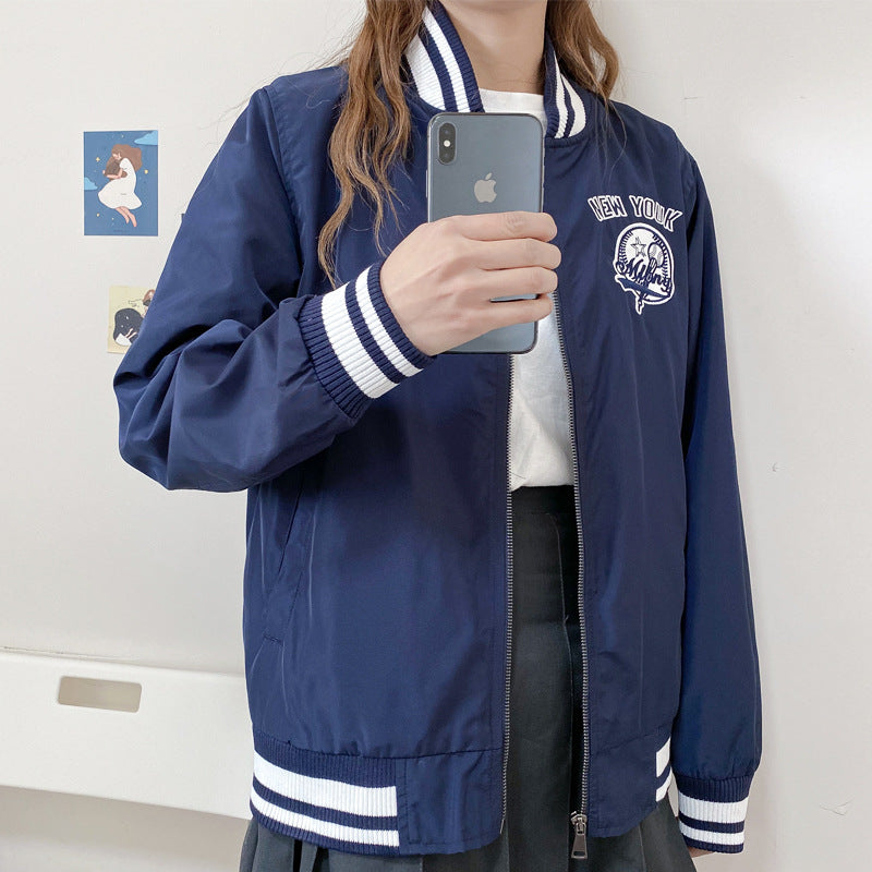 Yankee Letterman Jacket Outfit Senior Jackets Varsity Baseball College Coat Mlbny Jacket Men's and Women's Spring and Autumn Casual Jacket