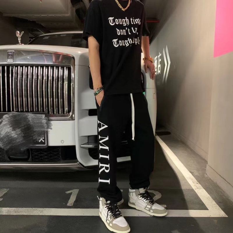 Amiri Trousers New US Amiri Sweatpants Casual Sports Trousers