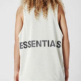 Fog T Shirt Double Line Sleeveless Vest Men and Women Loose Basketball Jersey Fear Of God