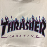 Thrasher Hoodie Flame American Style Loose Hooded Sweater for Men and Women Autumn and Winter