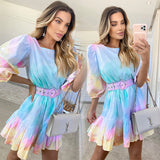 Women Bohemian Dress Summer Fashion Printed Dress