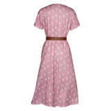 Women Bohemian Dress Summer Casual Printed V-neck Dress for Women