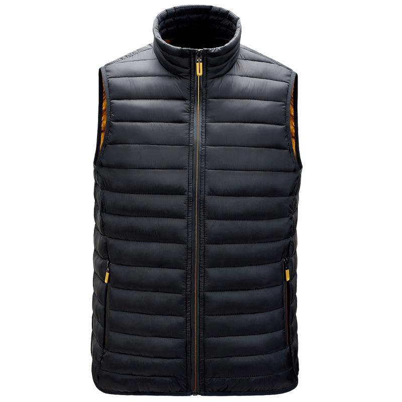 Men Utility Vest Work Zipper Tactical Work Vest Slim Pocket Jacket Men Autumn Vest Casual and Comfortable