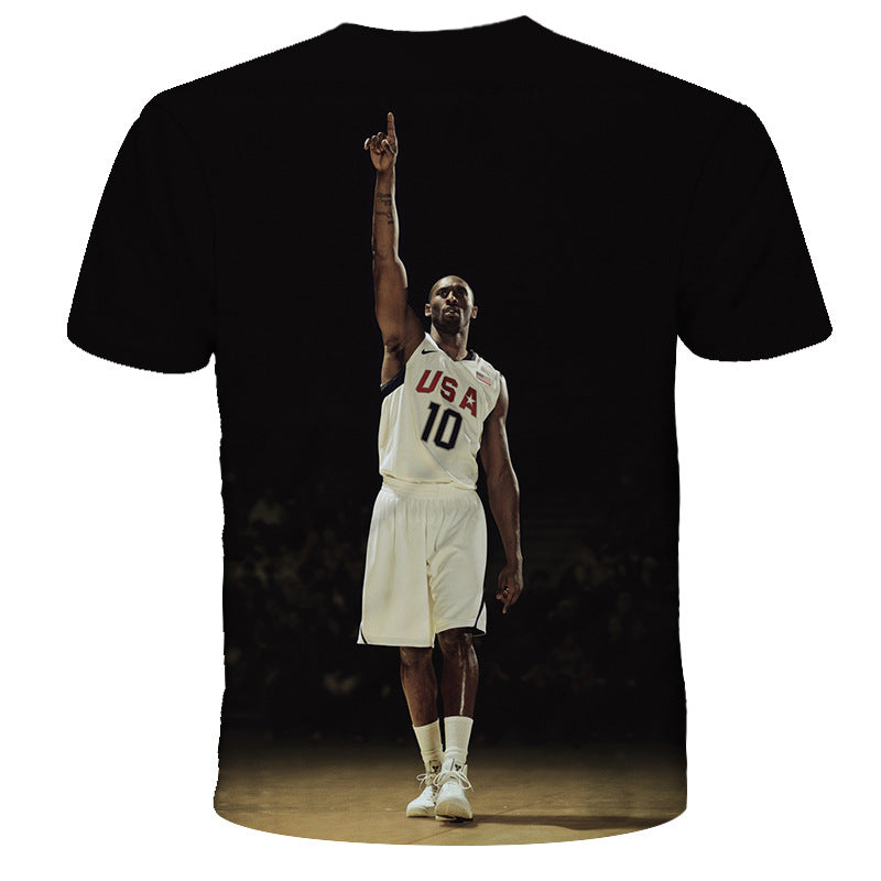 In Memory of Kobe T Shirt Printed Men and Women Loose Fashion