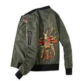 Varsity Jacket Monkey King Embroidered Jacket Baseball Uniform Stand Collar Jacket