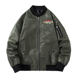 Varsity Jacket Monkey King Embroidered Jacket Baseball Uniform Stand Collar Jacket