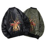 Varsity Jacket Monkey King Embroidered Jacket Baseball Uniform Stand Collar Jacket