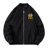 New York NYC Varsity Jacket Baseball Uniform Sequin Embroidery